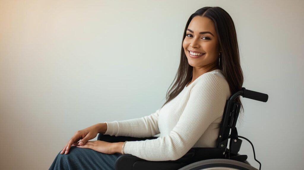 Attractive women in a wheelchair ACC lump sum payments